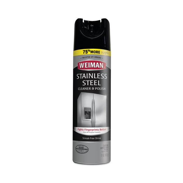 Weiman Stainless Steel Cleaner and Polish, 17 oz Aerosol Spray 49
